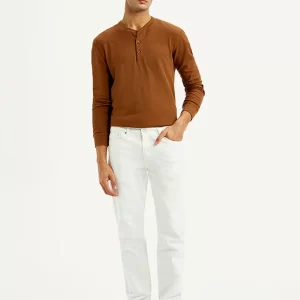 Men's 511 White Slim Fit Mid Rise Jeans